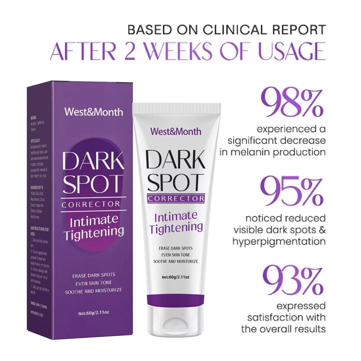 Dark Spot Corrector - Intimate Tightening Cream